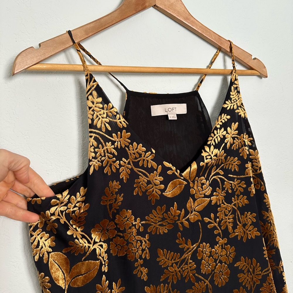 Loft: Gold Leaf Pattern Tank